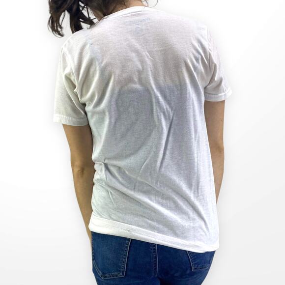 HAPPIEST 5K White The Color Run Short Sleeve Round Neck T-Shirt - Picture 5 of 8